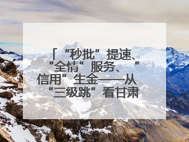 “秒批”提速、“全情”服务、“信用”生金——从“三级跳”看甘肃玉门市优化营商环境的进阶之路