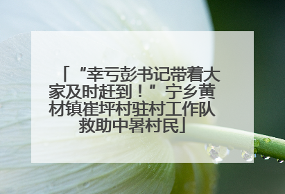 “幸亏彭书记带着大家及时赶到！”宁乡黄材镇崔坪村驻村工作队救助中暑村民