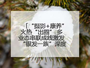 “摄影+康养”火热“出圈” 多业态串联成线激发“银发一族”深度游潜力