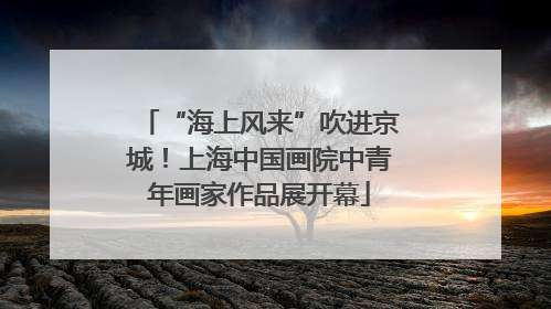 “海上风来”吹进京城！上海中国画院中青年画家作品展开幕