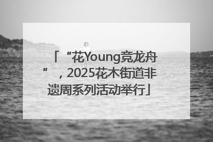 “花Young竞龙舟”，2025花木街道非遗周系列活动举行