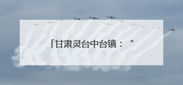 甘肃灵台中台镇：“三位一体”激活集体经济“一池春水”