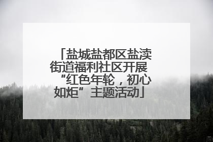 盐城盐都区盐渎街道福利社区开展“红色年轮，初心如炬”主题活动