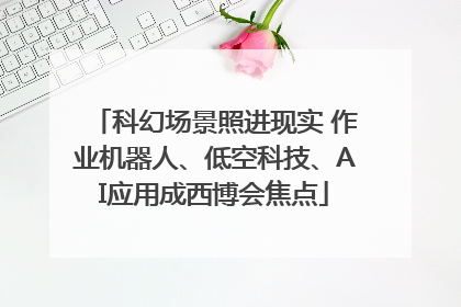 科幻场景照进现实 作业机器人、低空科技、AI应用成西博会焦点