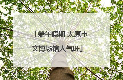 端午假期 太原市文博场馆人气旺
