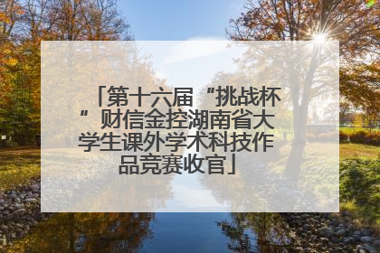 第十六届“挑战杯”财信金控湖南省大学生课外学术科技作品竞赛收官