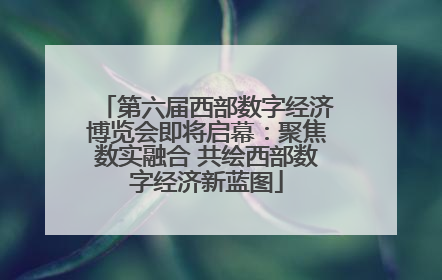 第六届西部数字经济博览会即将启幕：聚焦数实融合 共绘西部数字经济新蓝图