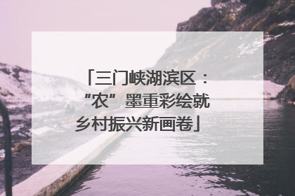 三门峡湖滨区：“农”墨重彩绘就乡村振兴新画卷