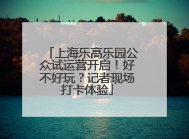 上海乐高乐园公众试运营开启！好不好玩？记者现场打卡体验