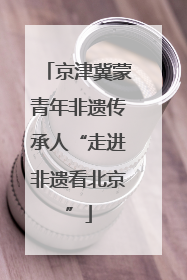 京津冀蒙青年非遗传承人“走进非遗看北京”