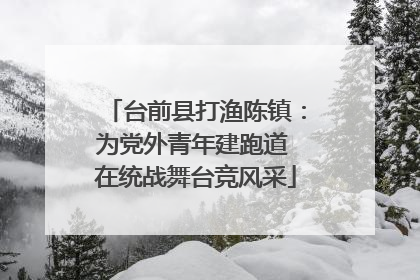 台前县打渔陈镇：为党外青年建跑道 在统战舞台竞风采