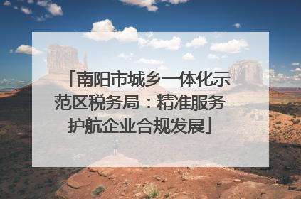 南阳市城乡一体化示范区税务局：精准服务护航企业合规发展