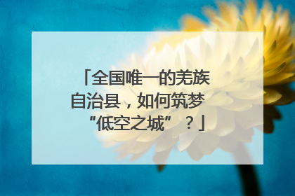 全国唯一的羌族自治县，如何筑梦“低空之城”？