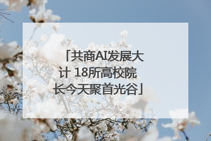 共商AI发展大计 18所高校院长今天聚首光谷