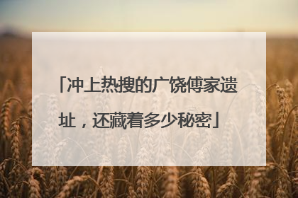 冲上热搜的广饶傅家遗址，还藏着多少秘密