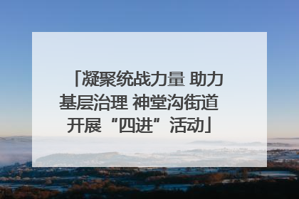 凝聚统战力量 助力基层治理 神堂沟街道开展“四进”活动
