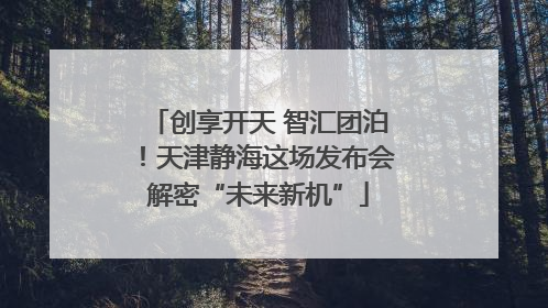 创享开天 智汇团泊！天津静海这场发布会解密“未来新机”