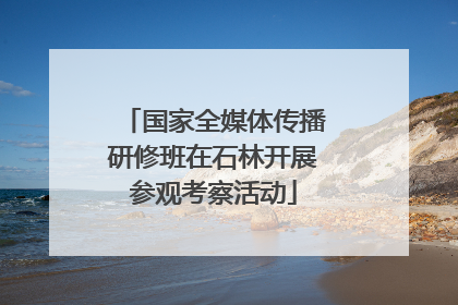 国家全媒体传播研修班在石林开展参观考察活动