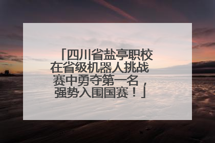四川省盐亭职校在省级机器人挑战赛中勇夺第一名，强势入围国赛！
