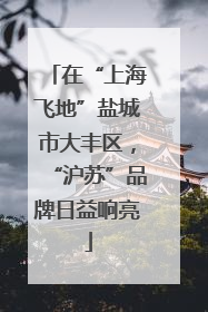 在“上海飞地”盐城市大丰区，“沪苏”品牌日益响亮