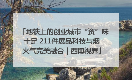 地铁上的创业城市“资”味十足 211件展品科技与烟火气完美融合｜西博视界