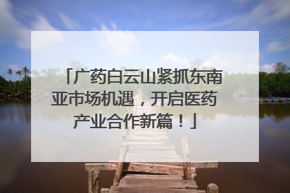 广药白云山紧抓东南亚市场机遇，开启医药产业合作新篇！