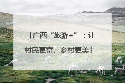 广西“旅游+”：让村民更富、乡村更美