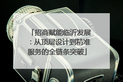 招商赋能临沂发展：从顶层设计到精准服务的全链条突破
