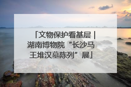 文物保护看基层｜湖南博物院“长沙马王堆汉墓陈列”展
