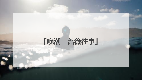 晚潮｜蔷薇往事