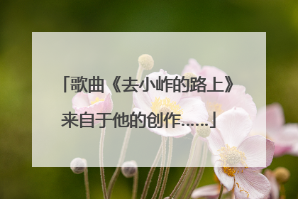 歌曲《去小岞的路上》来自于他的创作……