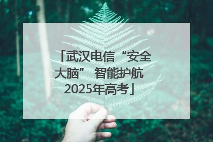 武汉电信“安全大脑” 智能护航2025年高考