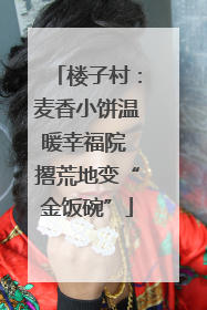 楼子村：麦香小饼温暖幸福院 撂荒地变“金饭碗”