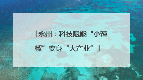 永州：科技赋能“小辣椒”变身“大产业”