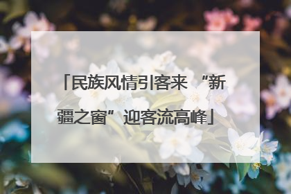 民族风情引客来 “新疆之窗”迎客流高峰
