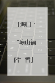 海口：“琼山福稻”香