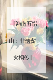 海南五指山：非遗薪火相传
