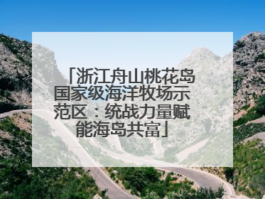 浙江舟山桃花岛国家级海洋牧场示范区：统战力量赋能海岛共富