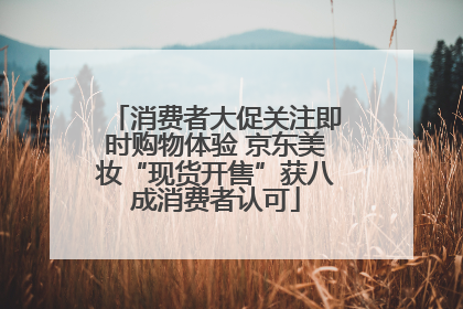 消费者大促关注即时购物体验 京东美妆“现货开售”获八成消费者认可