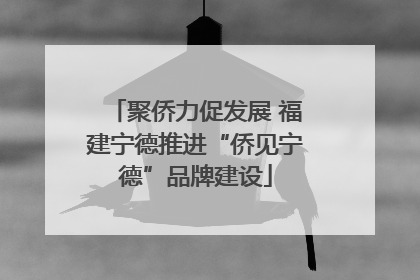 聚侨力促发展 福建宁德推进“侨见宁德”品牌建设