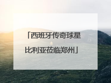 西班牙传奇球星 比利亚莅临郑州