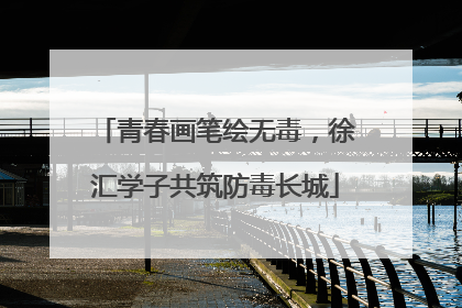 青春画笔绘无毒，徐汇学子共筑防毒长城