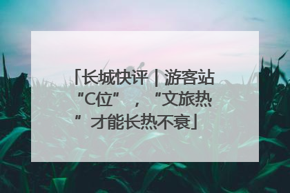 长城快评｜游客站“C位”，“文旅热”才能长热不衰