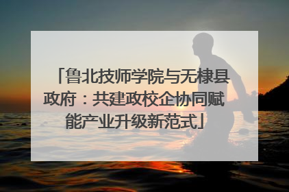 鲁北技师学院与无棣县政府：共建政校企协同赋能产业升级新范式