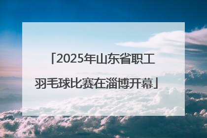 2025年山东省职工羽毛球比赛在淄博开幕
