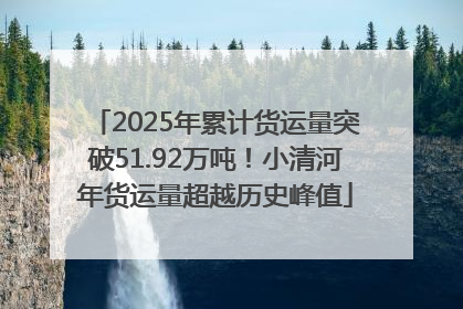 2025年累计货运量突破51.92万吨！小清河年货运量超越历史峰值