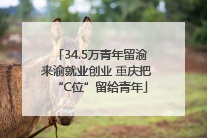 34.5万青年留渝来渝就业创业 重庆把“C位”留给青年