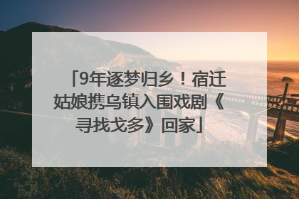 9年逐梦归乡！宿迁姑娘携乌镇入围戏剧《寻找戈多》回家